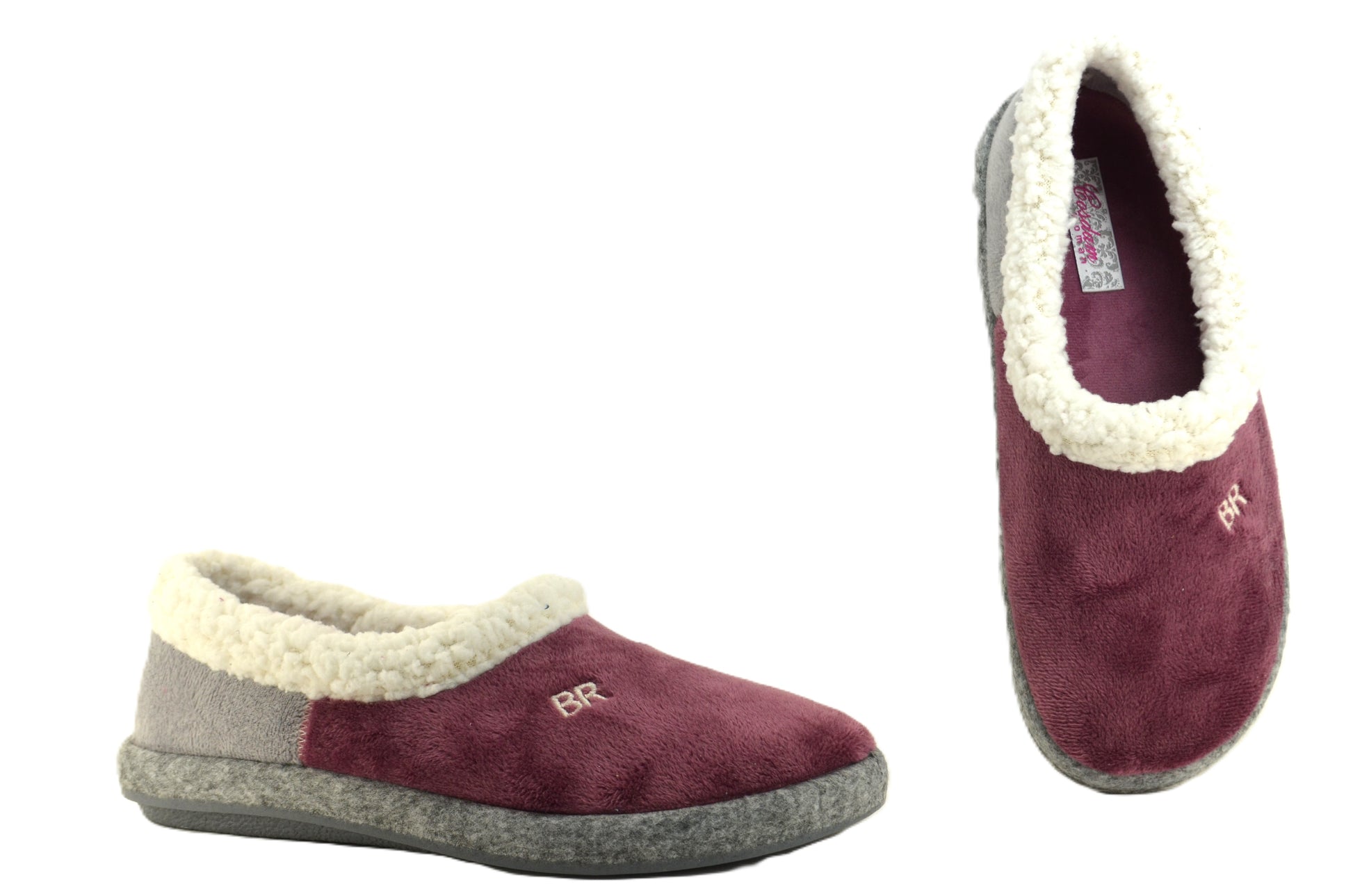 Zapatillas de casa cerradas mujer 12026 SUAPEL MALVA