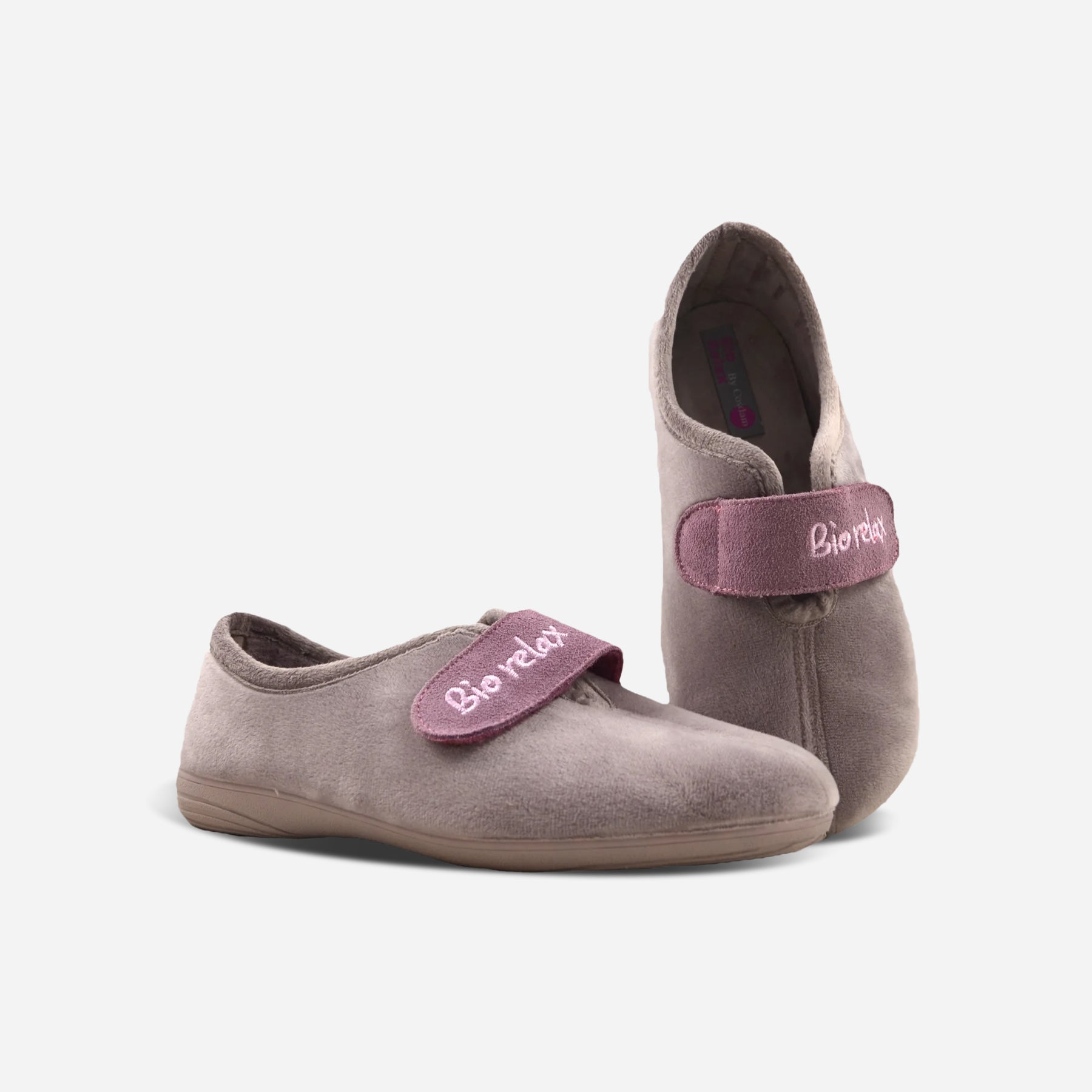 Zapatillas de casa cerradas mujer 13133 SUAPEL PIEDRA