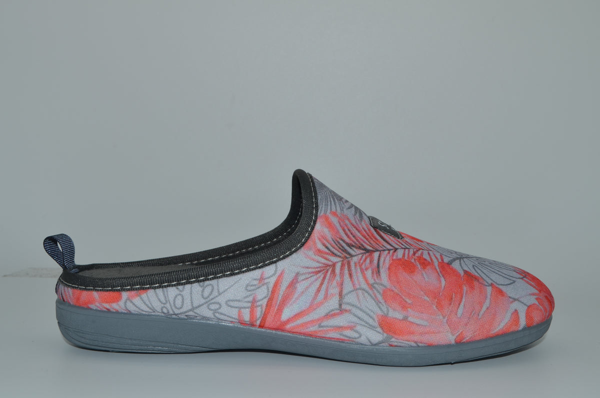 Zapatillas de estar en casa para mujer 13326 INTERLOCK CORAL