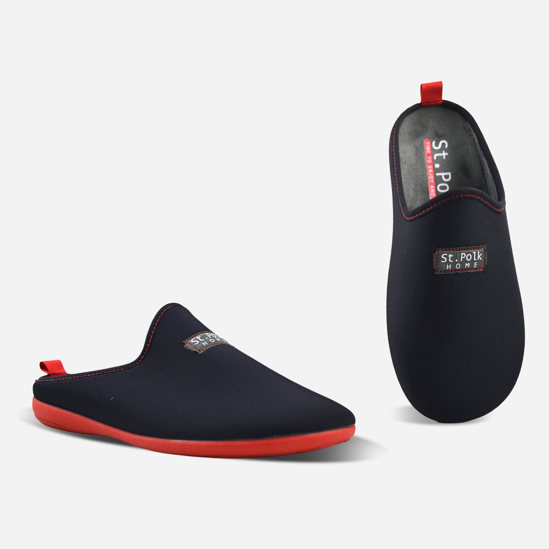 Zapatillas de casa mujer  13618 LYCRA NEGRO