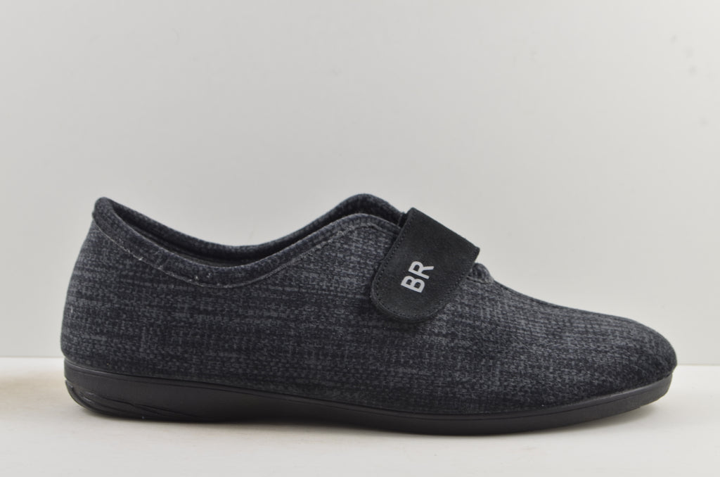 Zapatillas de casa cerradas hombre 13713.2 ZOILO NEGRO