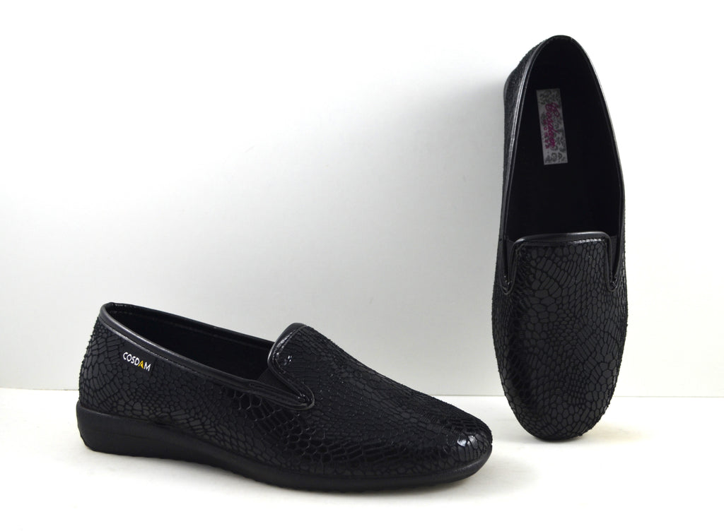 Zapatillas de mujer 0142 MILDEEN NEGRO