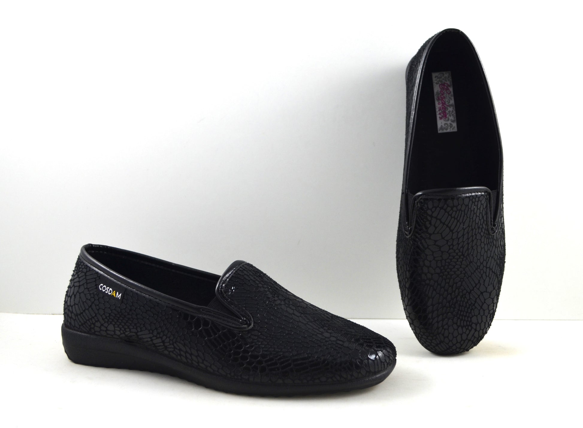 Zapatillas de mujer 0142 MILDEEN NEGRO