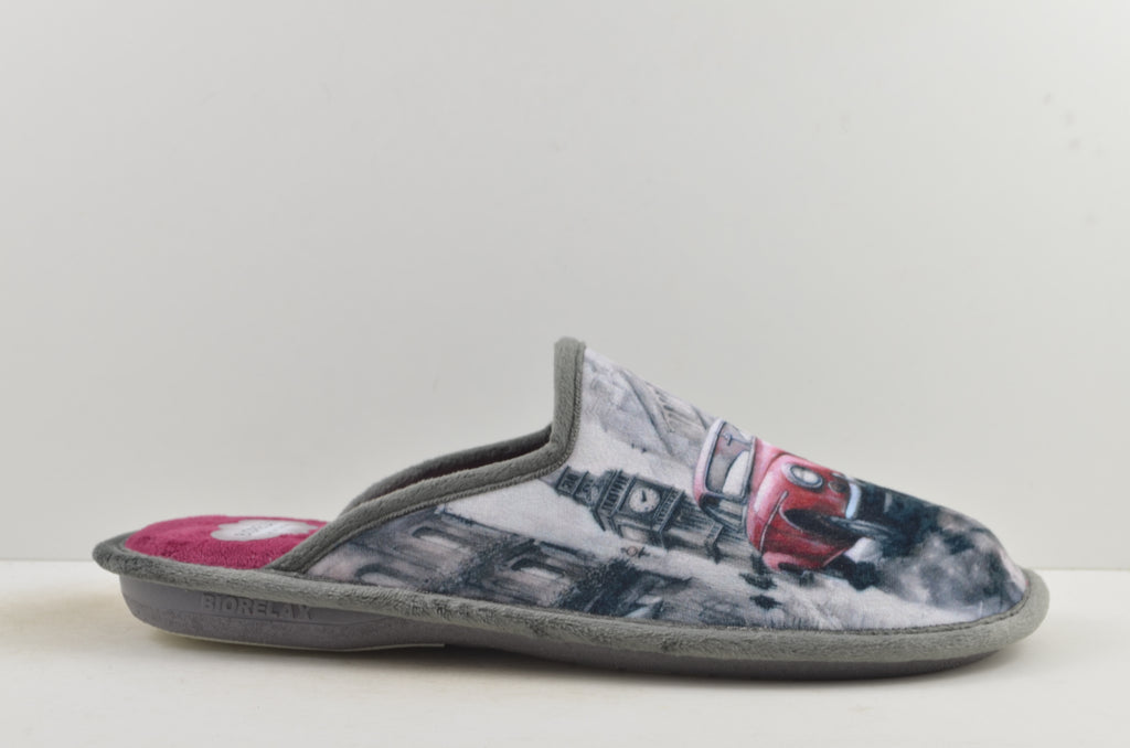 Zapatillas de casa hombre 1455.2 GRENOBLE GRIS