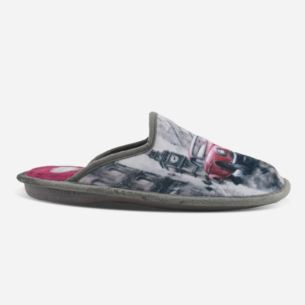 Zapatillas de casa hombre 1455.2 GRENOBLE GRIS