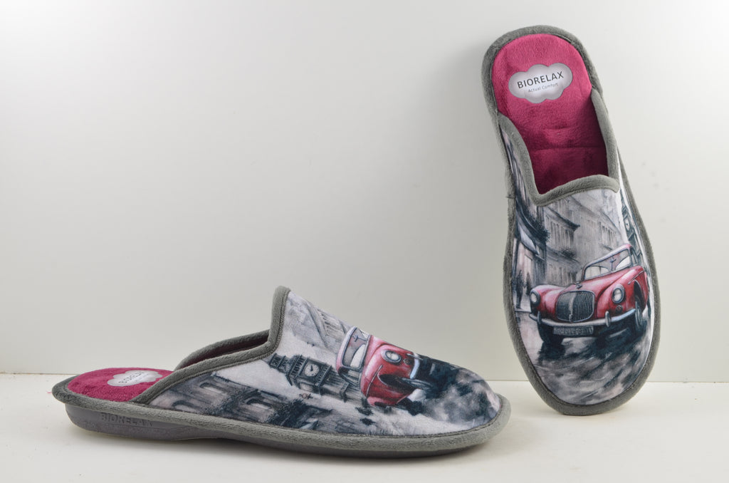 Zapatillas de casa hombre 1455.2 GRENOBLE GRIS