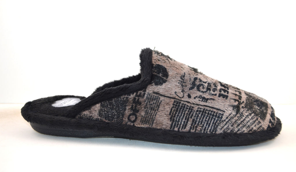 Zapatillas de casa hombre 1511.2 ESPRESSO NEGRO