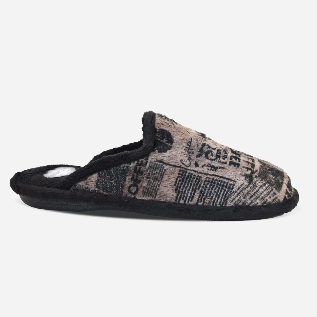 Zapatillas de casa hombre 1511.2 ESPRESSO NEGRO
