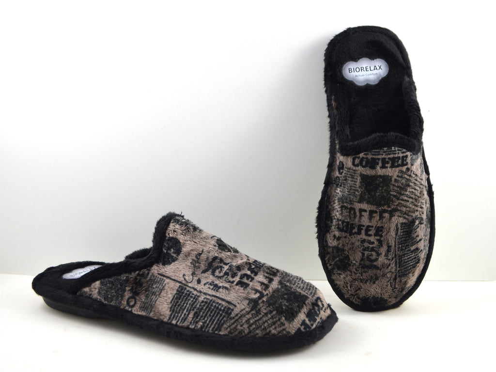 Zapatillas de casa hombre 1511.2 ESPRESSO NEGRO