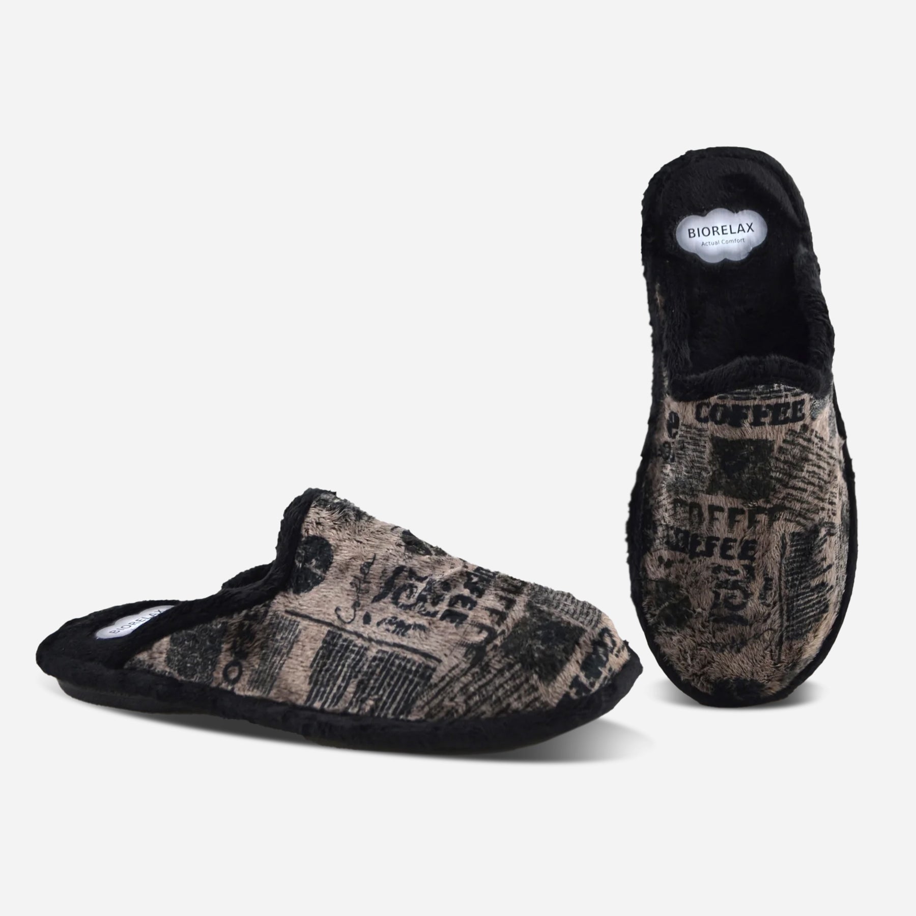 Zapatillas de casa hombre 1511.2 ESPRESSO NEGRO