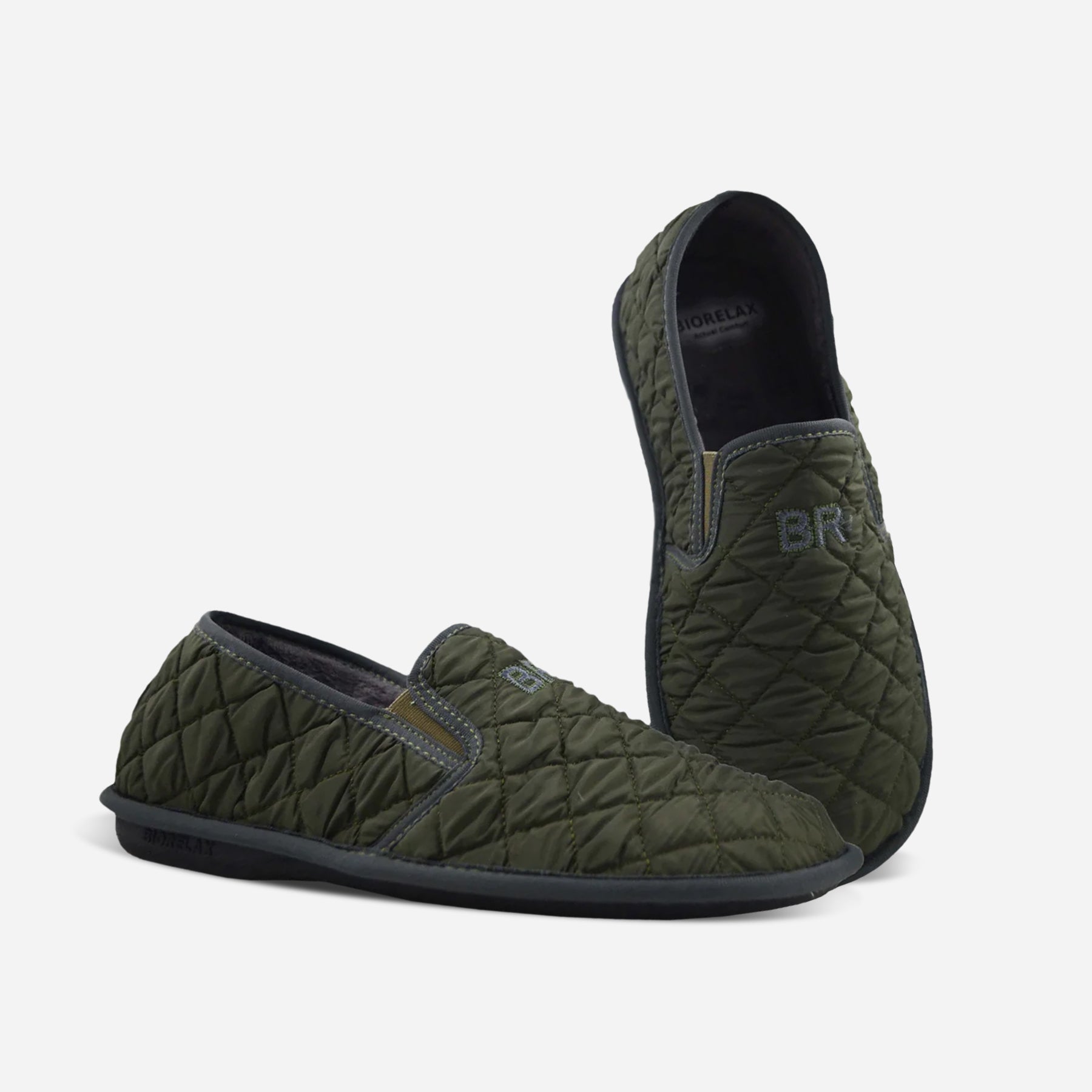 Zapatillas de casa cerradas hombre 1566 SAVENA KAKI