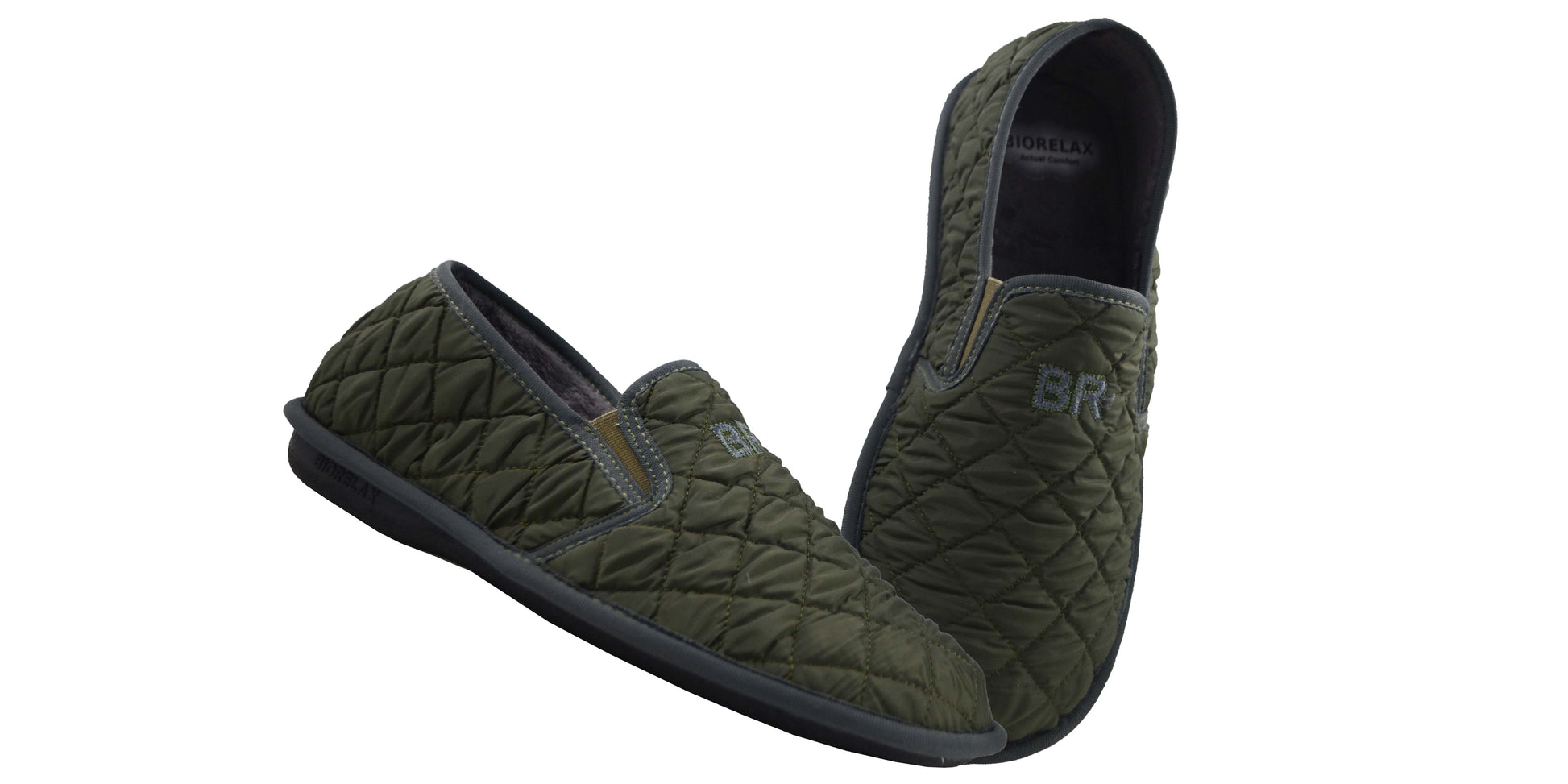 Zapatillas de casa cerradas hombre 1566 SAVENA KAKI