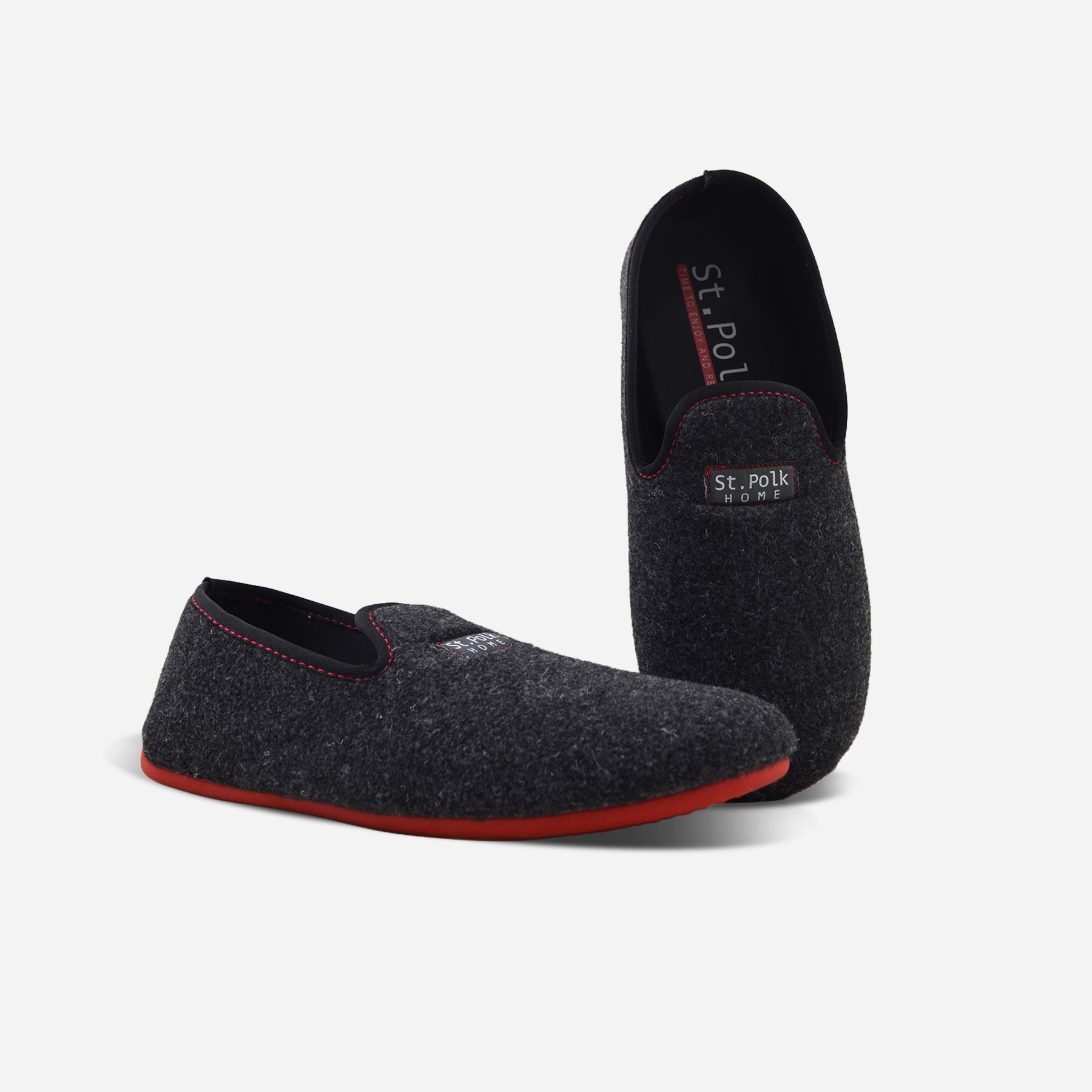 Zapatillas de casa hombre.17695 ARYANA NEGRO/ROJO