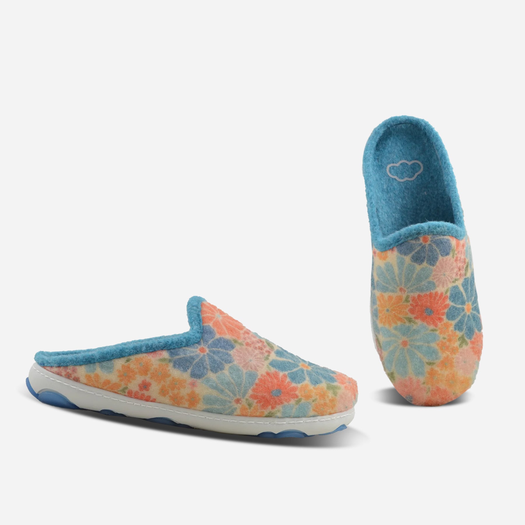 Zapatillas de casa mujer 2034 APOLONIA AZULON