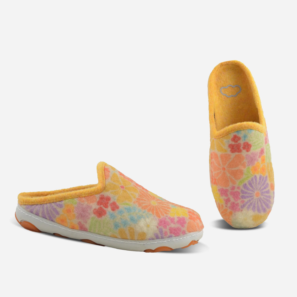 Zapatillas de casa mujer 2034 APOLONIA MOSTAZA