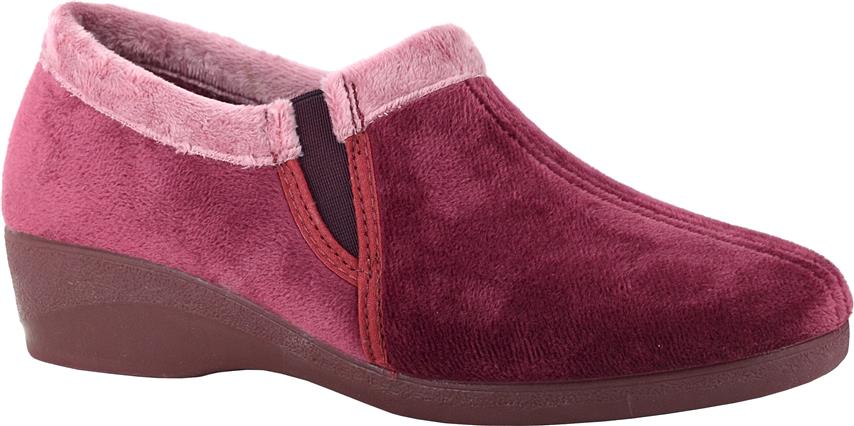 Zapatillas de casa cerradas mujer 2489 SUAPEL BURDEOS