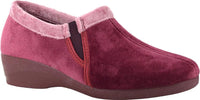 Zapatillas de casa cerradas mujer 2489 SUAPEL BURDEOS