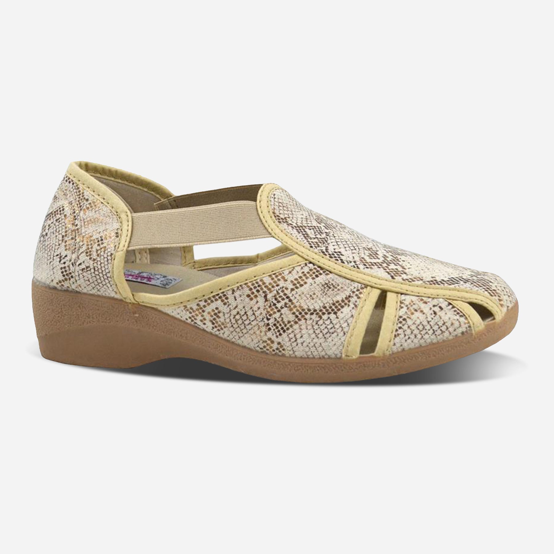 Sandalia clásica señora 2526 COBRA BEIGE