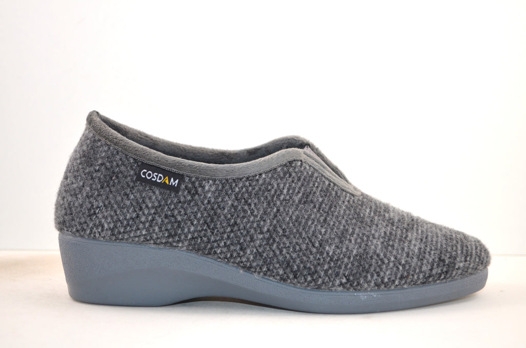 Zapatillas de casa cerradas mujer 2547 ESTONIA GRIS