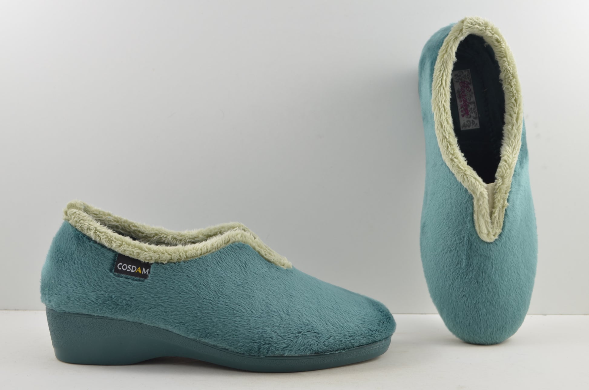 Zapatillas de casa cerradas mujer 2588 MONTBLANC VERDE