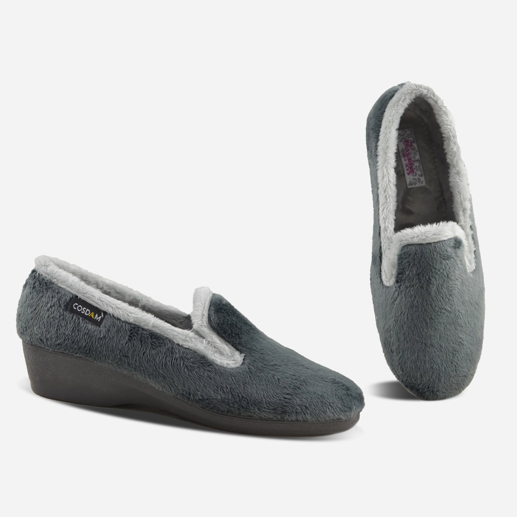 Zapatillas de casa cerradas mujer 2589 MONTBLANC GRIS