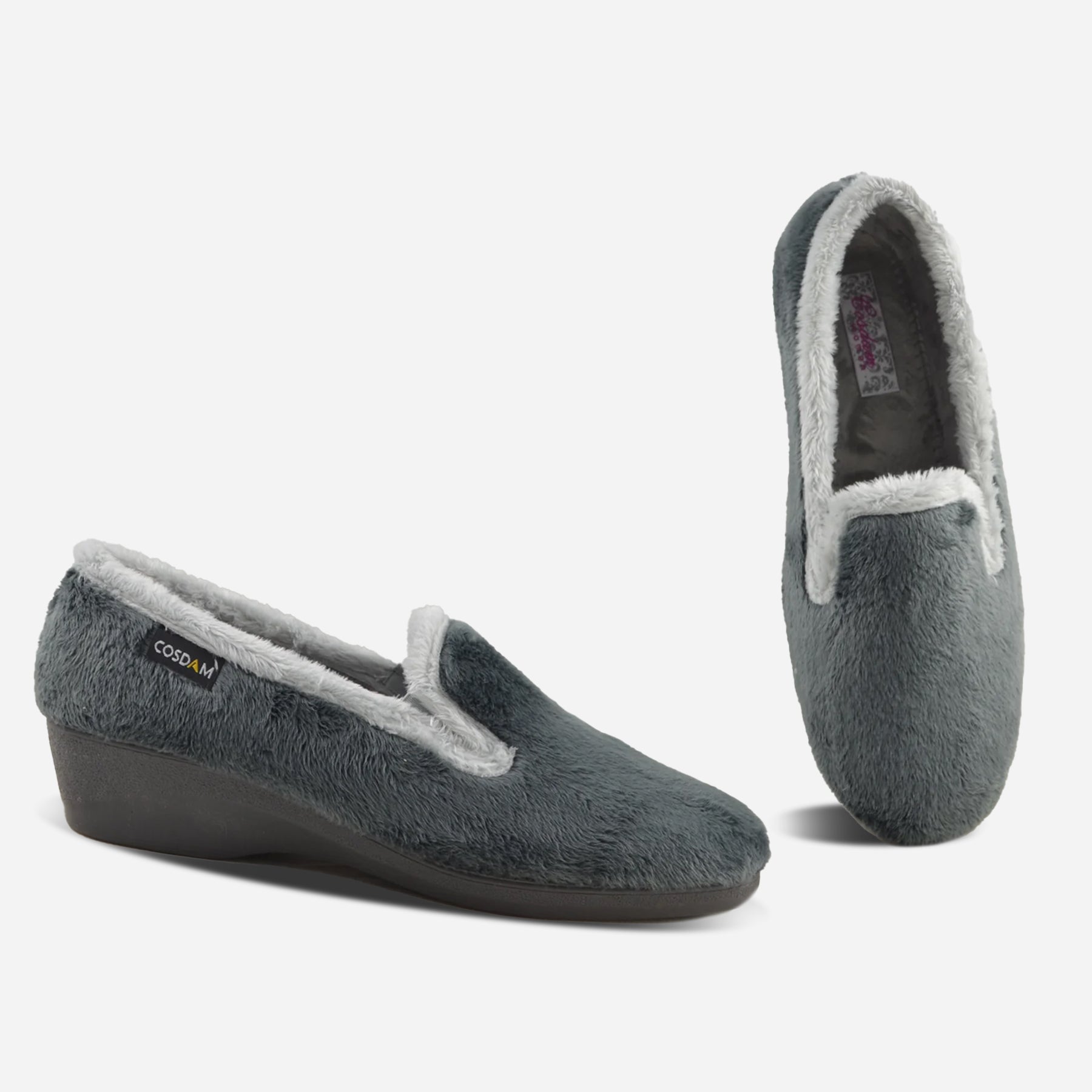 Zapatillas de casa cerradas mujer 2589 MONTBLANC GRIS