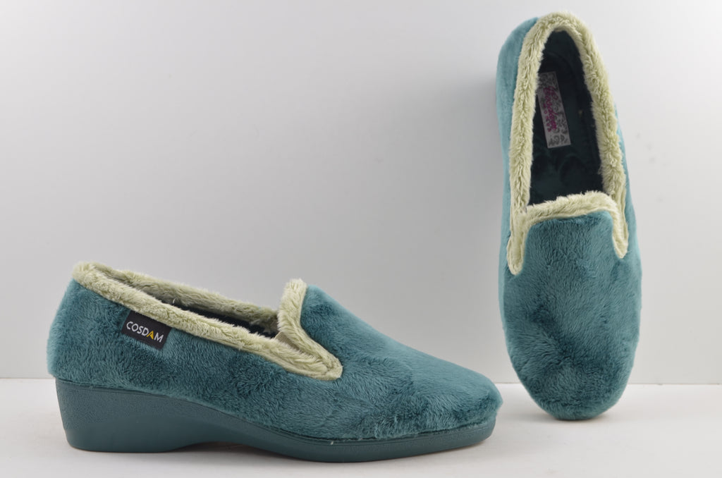 Zapatillas de casa cerradas mujer 2589 MONTBLANC VERDE