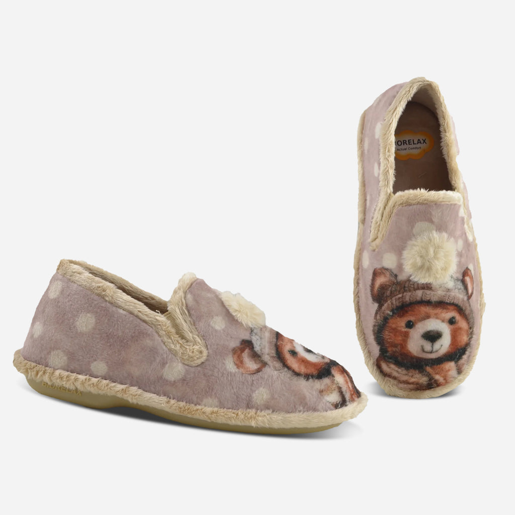 Zapatillas de casa cerradas mujer 4659 MONTBLANC PIEDRA