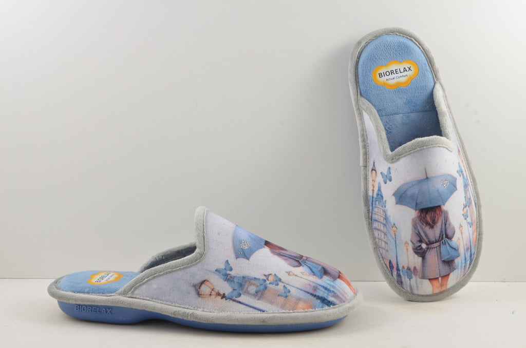Zapatillas de casa mujer 4660.2 GRENOBLE MARINO