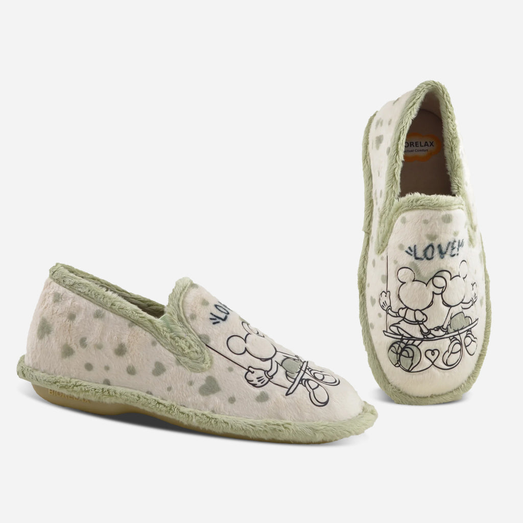 Zapatillas de casa cerradas mujer 4662 MONTBLANC OLIVA