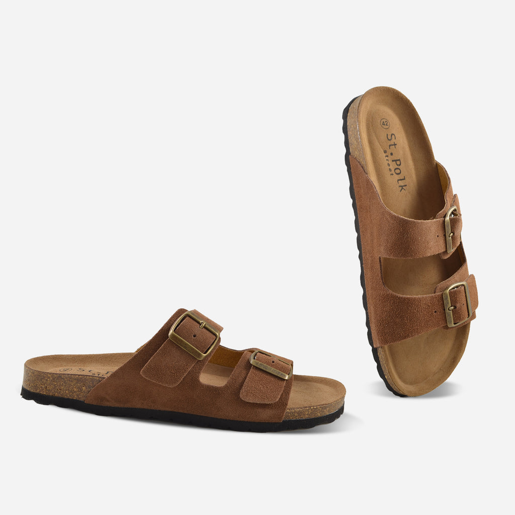 SANDALIA BIO UNISEX SERRAJE MARRON 523015C