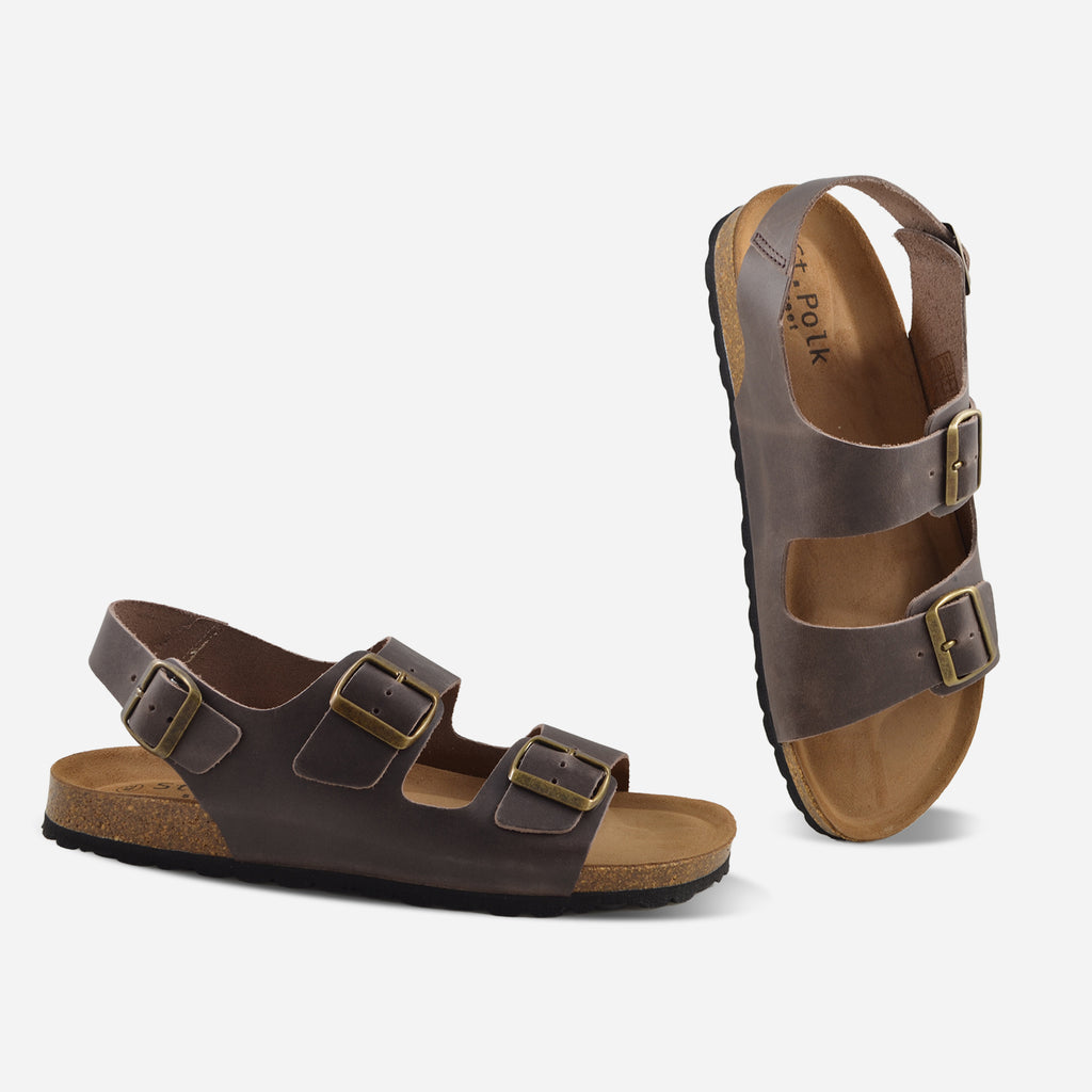SANDALIA BIO UNISEX SPRINTER MARRON 523015TC