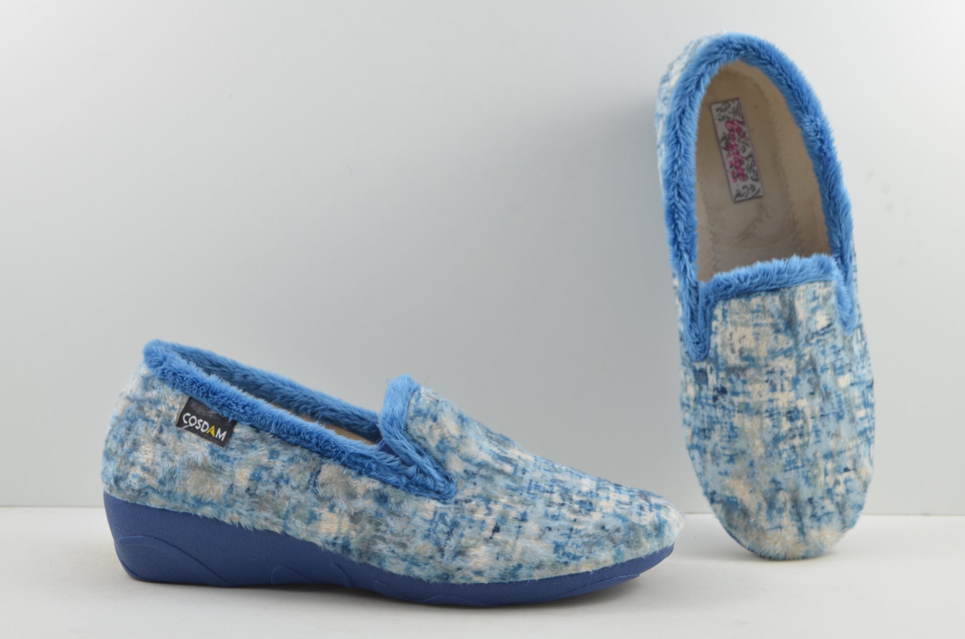 Zapatillas de casa cerradas mujer 8672 IDAHO INDIGO