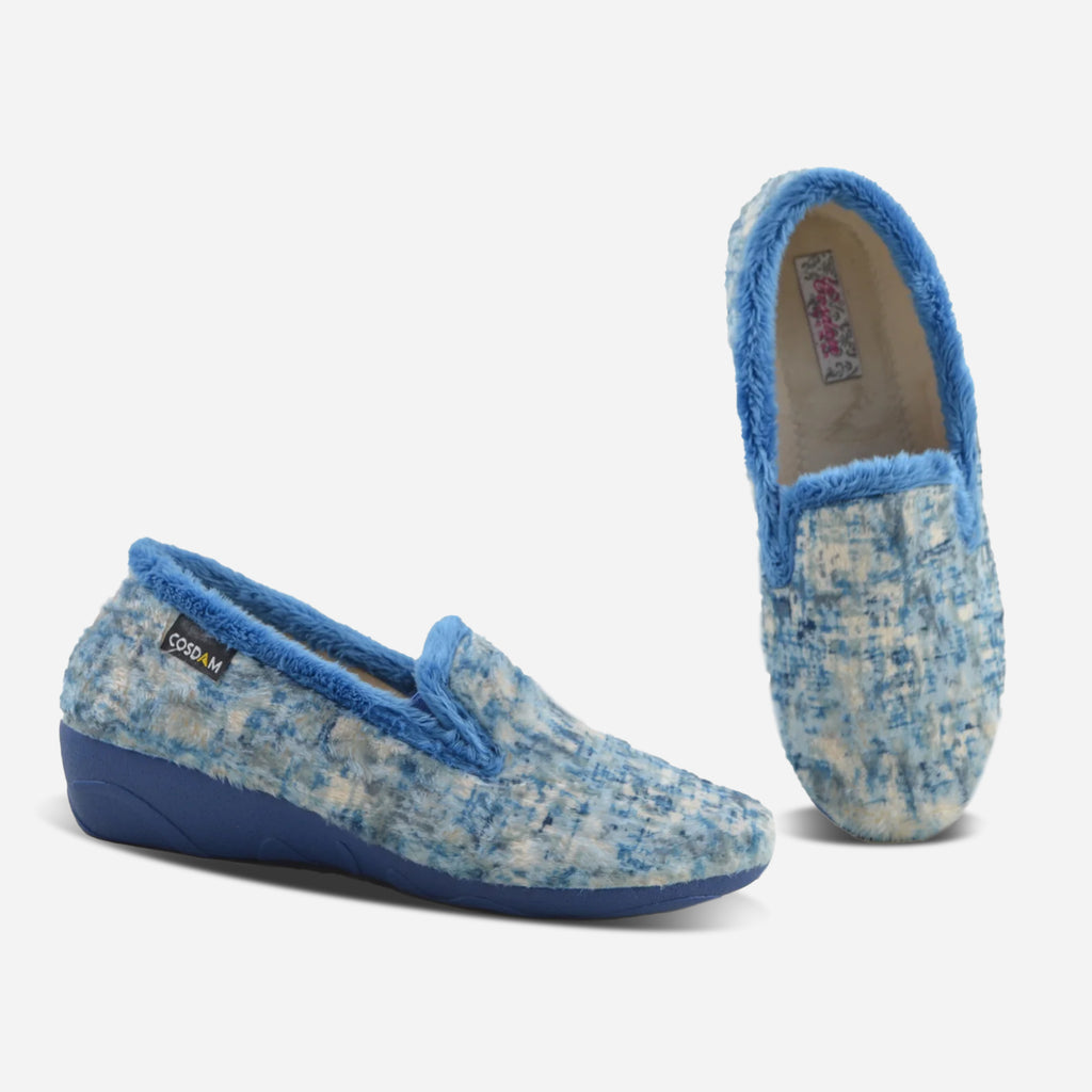 Zapatillas de casa cerradas mujer 8672 IDAHO INDIGO