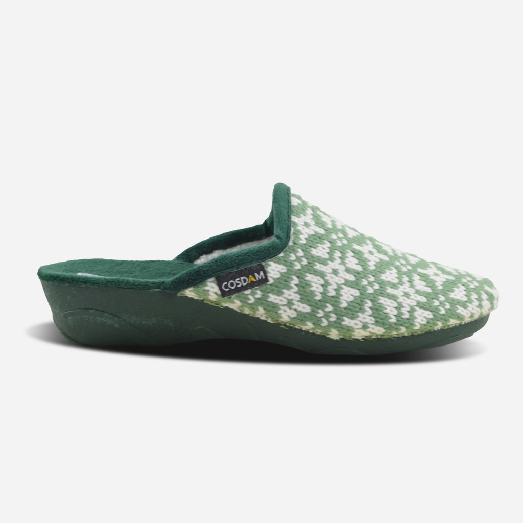 Zapatillas de casa mujer 8673 BRATISLAVA VERDE