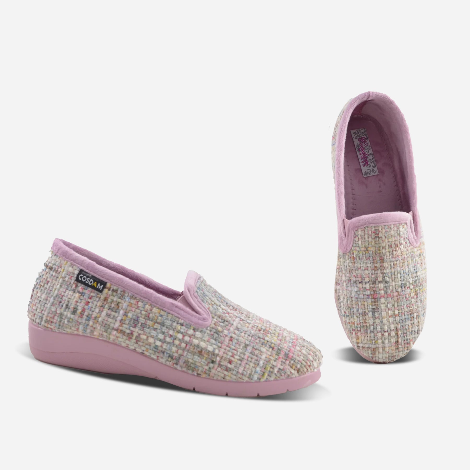 Zapatillas de casa cerradas mujer 9219 KERCLA ROSA