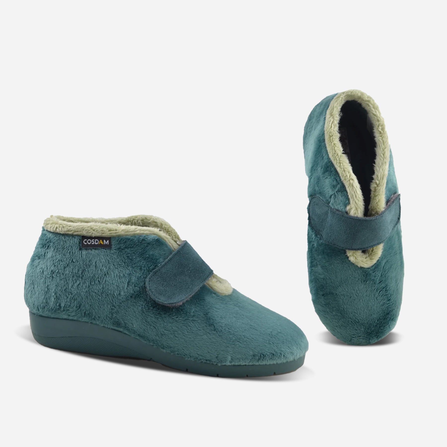 Zapatillas de casa cerradas mujer 9224 MONTBLANC VERDE